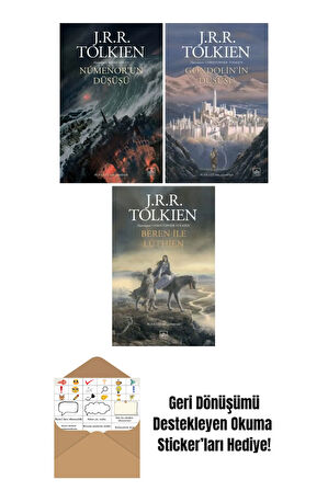 3 Kitap Set - J. R. R. Tolkien + Okuma Sticker'ları