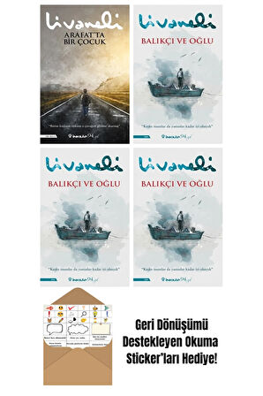 Zülfü Livaneli 4 Kitap Seti + Okuma Sticker'ları