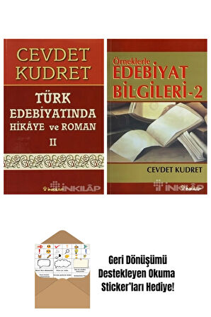 Cevdet Kudret 2 Kitap Seti + Okuma Sticker'ları