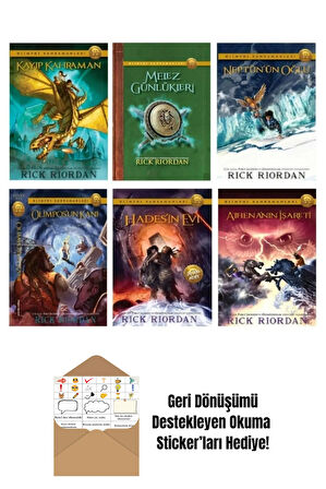 Olimpos Kahramanları 6 Kitap Set + Okuma Sticker'ları