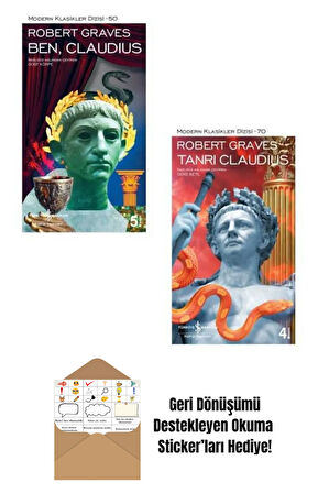 Robert Graves 2 Kitap Set + Okuma Sticker'ları