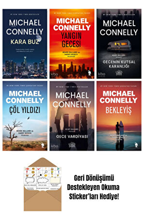 Michael Connelly 6 Kitap Seti + Okuma Sticker'ları