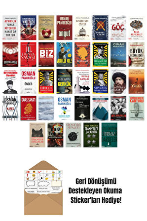 Osman Pamukoğlu 37 Kitap Seti + Okuma Sticker'ları