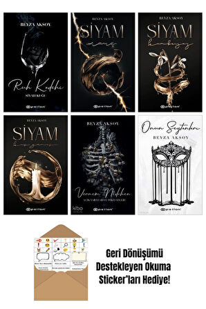 Beyza Aksoy 6 Kitap Seti + Okuma Sticker'ları