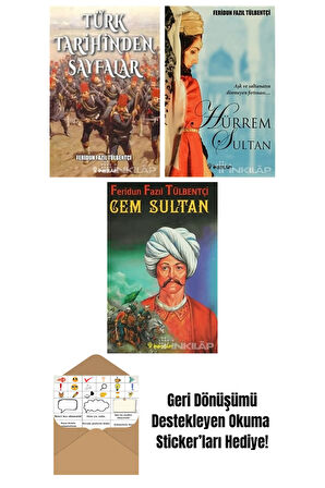 Feridun Fazıl Tülbentçi 3 Kitap Seti + Okuma Sticker'ları