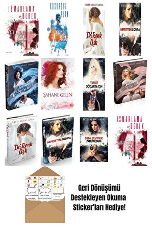 Fatih Murat Arsal 12 Kitap Seti + Okuma Sticker'ları