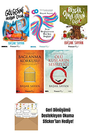 Başak Sayan 5 Kitap Seti + Okuma Sticker'ları