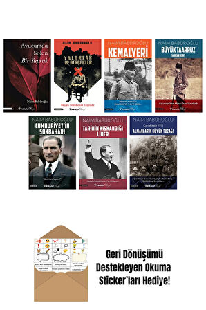 Naim Babüroğlu 7 Kitap Seti + Okuma Sticker'ları