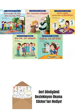 Değerler Eğitimi 5 Kitap Set + Okuma Sticker'ları