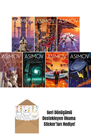 Vakıf Serisi 7 Kitap Set / Isaac Asimov + Okuma Sticker'ları