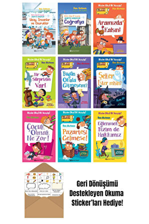 Dan Gutman 9 Kitap Seti + Okuma Sticker'ları