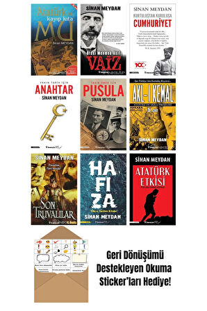 Sinan Meydan 9 Kitap Seti + Okuma Sticker'ları