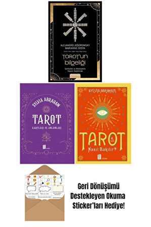 Tarotun Bilgeliği + Tarot Kartları ve Anlamları + Tarot Nasıl Bakılır + Okuma Sticker'ları