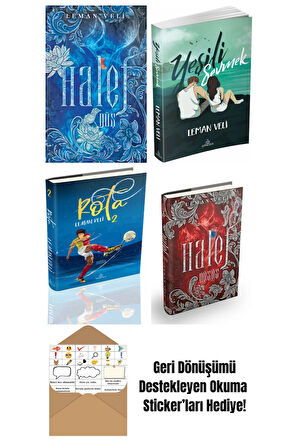 Leman Veli 4 Kitap Seti + Okuma Sticker'ları