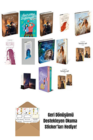 K. Kübra Berk 13 Kitap Seti + Okuma Sticker'ları