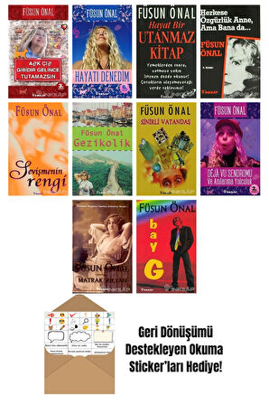 Füsun Önal 10 Kitap Seti + Okuma Sticker'ları