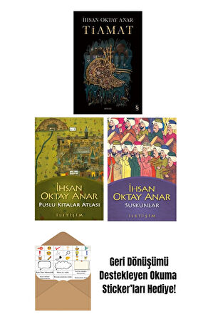 İhsan Oktay Anar 3 Kitap Set + Okuma Sticker'ları