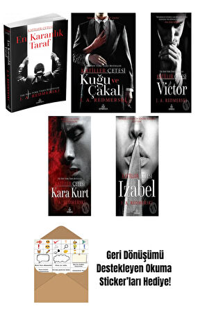 J. A. Redmerski 5 Kitap Seti + Okuma Sticker'ları