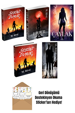 M. Rise 5 Kitap Seti + Okuma Sticker'ları