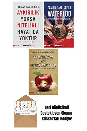 Osman Pamukoğlu 3 Kitap Seti + Okuma Sticker'ları