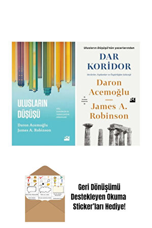 Daron Acemoğlu 2 Kitap Set + Okuma Sticker'ları