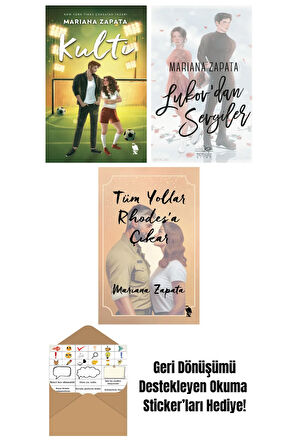 Mariana Zapata 3 Kitap Seti + Okuma Sticker'ları