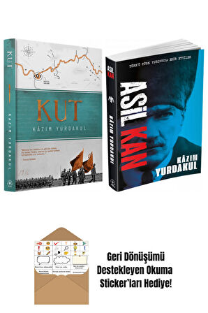 Kazım Yurdakul 2 Kitap Seti + Okuma Sticker'ları