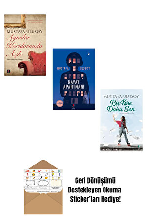 Mustafa Ulusoy 3 Kitap Set + Okuma Sticker'ları