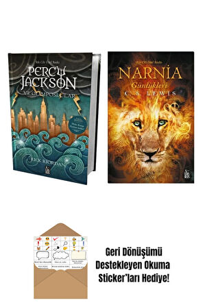 Percy Jackson ve Olimposlular + Narnia Günlükleri Tek Cilt + Okuma Sticker'ları