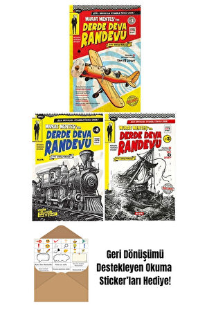 Derde Deva Randevu 3 Kitap Set - Murat Menteş + Okuma Sticker'ları