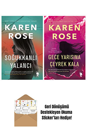 Karen Rose 2 Kitap Seti + Okuma Sticker'ları