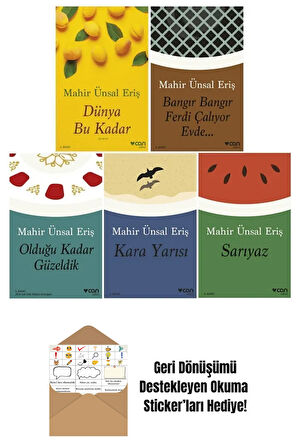Mahir Ünsal Eriş 5 Kitap Set + Okuma Sticker'ları