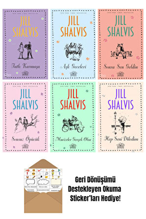 Jill Shalvis 6 Kitap Seti + Okuma Sticker'ları