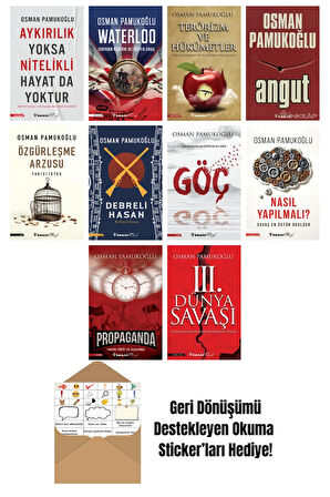 Osman Pamukoğlu 10 Kitap Seti + Okuma Sticker'ları