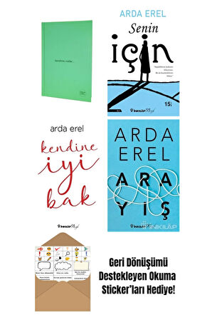 Arda Erel 4 Kitap Seti + Okuma Sticker'ları
