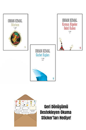 Orhan Kemal 3 Kitap Set + Okuma Sticker'ları