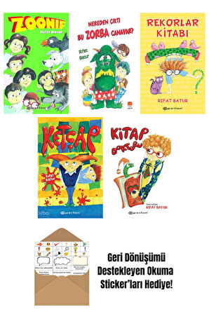 Rıfat Batur 6 Kitap Seti + Okuma Sticker'ları