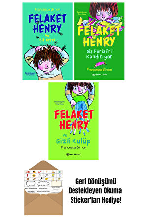 Francesca Simon 3 Kitap Seti + Okuma Sticker'ları