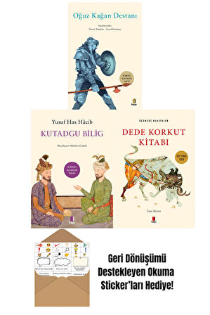 Türk Divan Klasikleri Seti (3 Kitap) + Okuma Sticker'ları