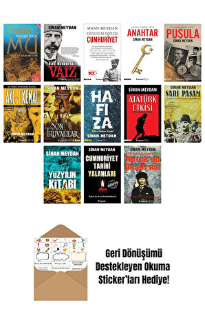 Sinan Meydan 13 Kitap Seti + Okuma Sticker'ları