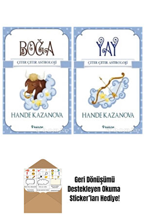 Hande Kazanova 2 Kitap Seti + Okuma Sticker'ları