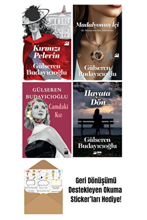 Gülseren Budayıcıoğlu 4 Kitap Set + Okuma Sticker'ları