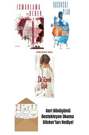 Fatih Murat Arsal 3 Kitap Seti + Okuma Sticker'ları