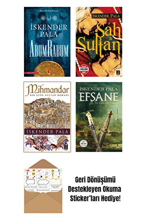 İskender Pala 4 Kitap Set + Okuma Sticker'ları