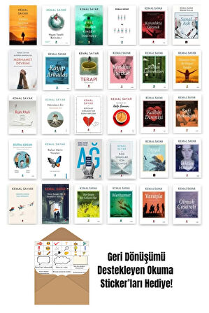 Kemal Sayar 30 Kitap Kişisel Gelişim-Psikoloji Seti + Okuma Sticker'ları