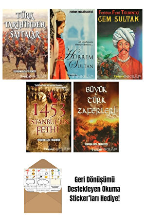Feridun Fazıl Tülbentçi 5 Kitap Seti + Okuma Sticker'ları