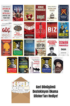 Osman Pamukoğlu 23 Kitap Seti + Okuma Sticker'ları