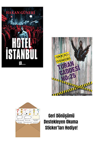 Hakan Güneri 2 Kitap Set + Okuma Sticker'ları