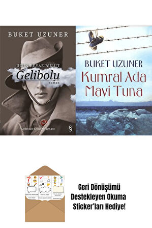 Buket Uzuner 2 Kitap Set + Okuma Sticker'ları