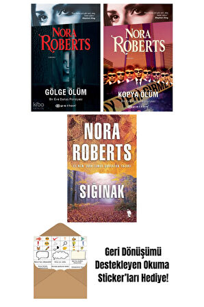 Nora Roberts 3 Kitap Seti + Okuma Sticker'ları